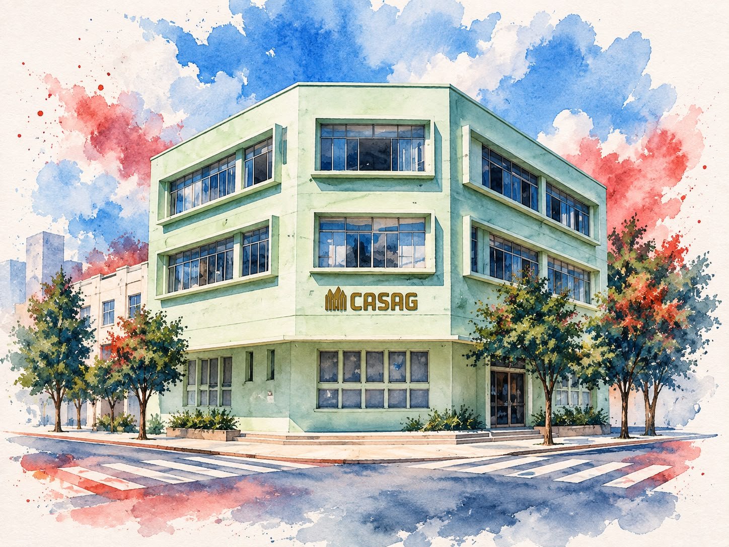 Fachada do Meu Escritório - CASAG, local do evento